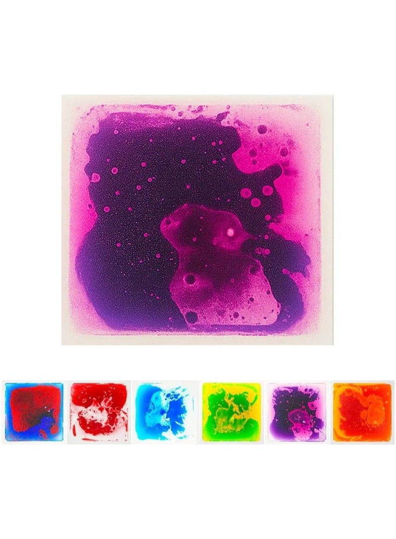 abley's Therapeutic Sensory Liquid Tiles for Autism Support, Interactive Color-Changing Floor Mat, Visual Stimulation, Multi-Color (Set of 1) - Image 1